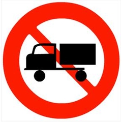 Xe tải đi vào đường gắn biển cấm xe tải sẽ bị phạt bao nhiêu?