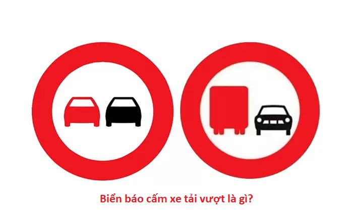 Biển báo cấm xe tải vượt là gì?