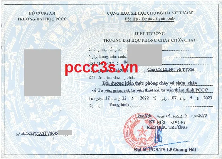 CC tư vấn giám sát PCCC