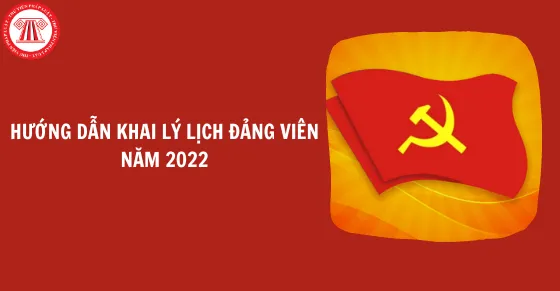 Khai lý lịch đảng viên