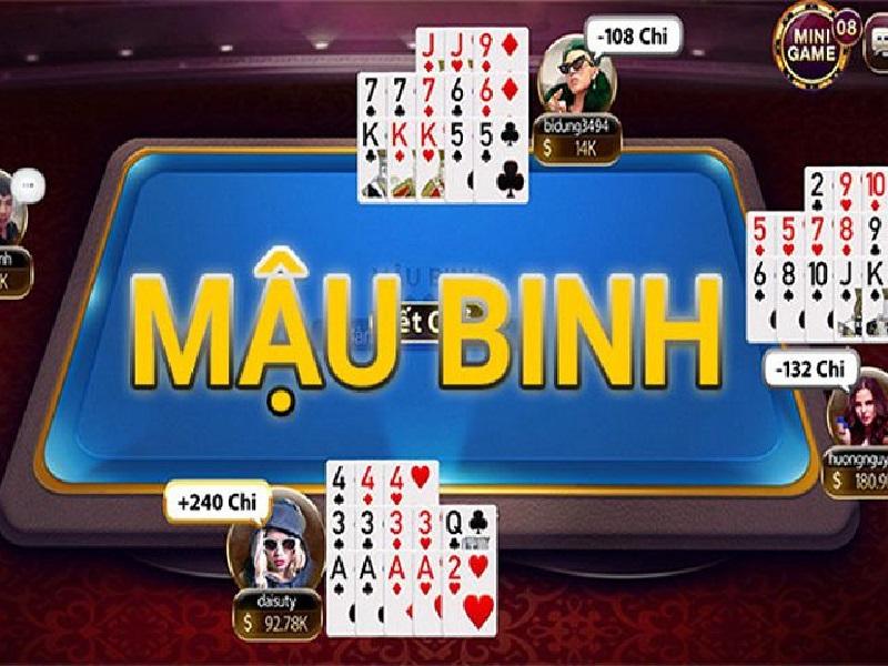 Cách sắp xếp bài trong Mậu Binh online