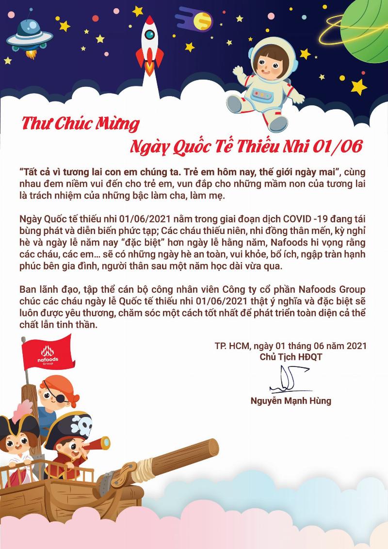 Ngày Quốc tế Thiếu nhi 1/6/2021