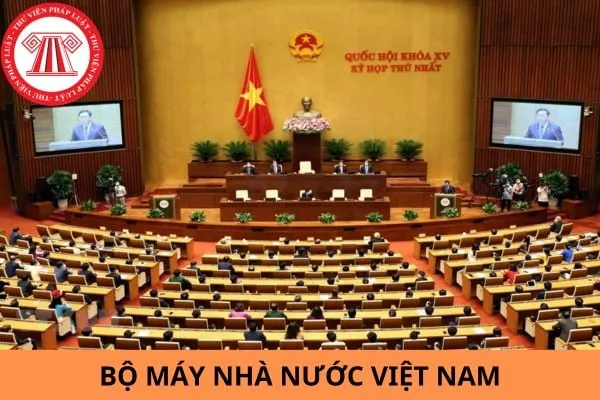 Sơ đồ bộ máy nhà nước