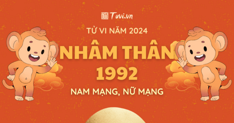 Tử vi tài chính tuổi Thân 1992 năm 2024