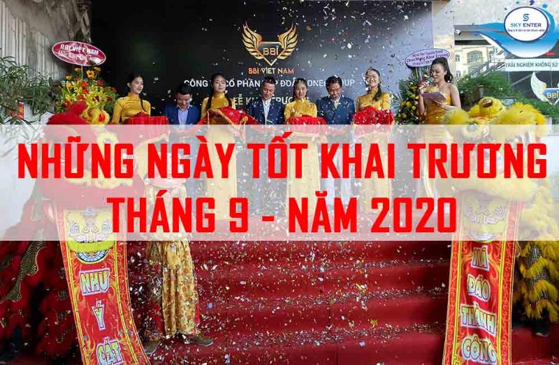 Cách xem ngày khai trương tháng 9 năm 2019