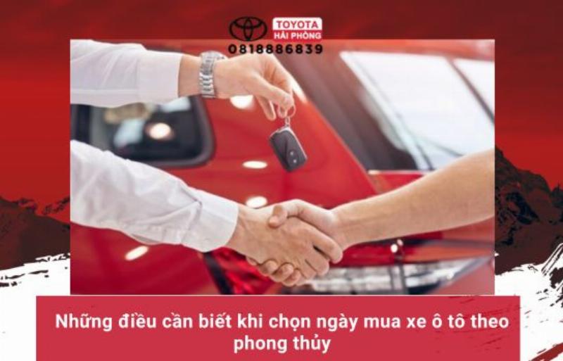 Lưu ý khi chọn ngày mua xe