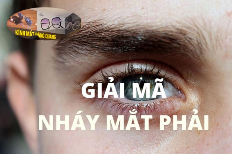 Nháy mắt phải theo giờ nữ: Tâm linh