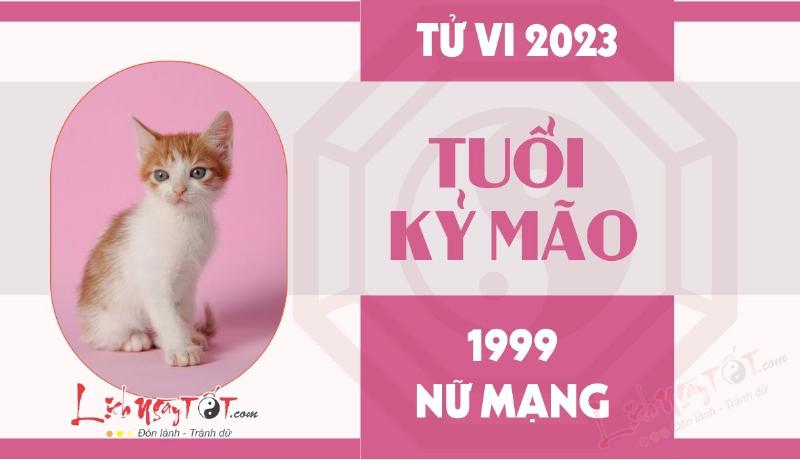 Sức khỏe tuổi Mão 1999 năm 2023 nữ mạng