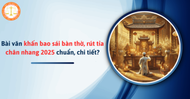 Bài văn khấn rút chân nhang đầy đủ