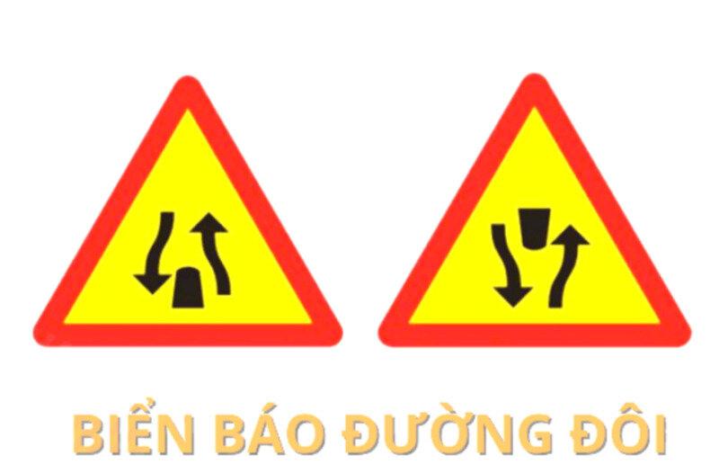 Biển báo hiệu đường đôi cấm vượt