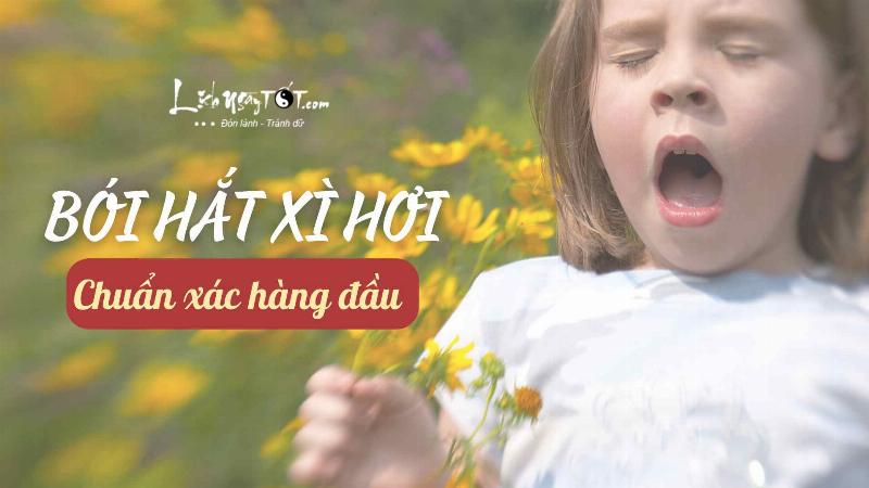 Bói hắt xì hơi theo giờ trong ngày