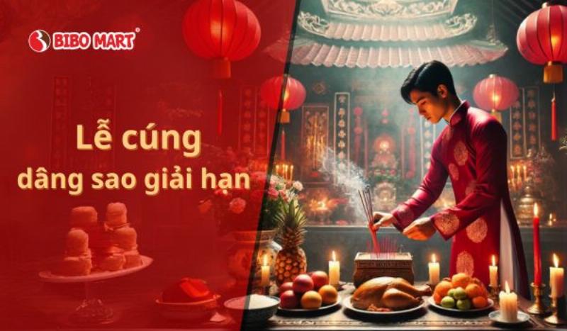 Chuẩn bị lễ vật giải hạn tại nhà