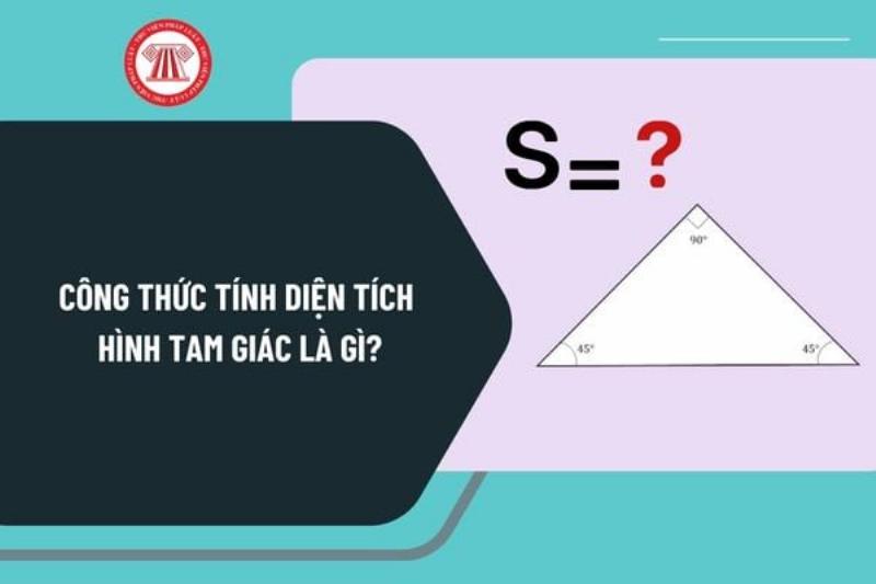 Công thức diện tích tam giác thường