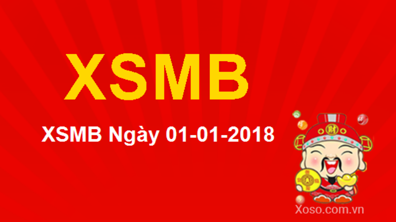 Kết quả xổ số miền Bắc tháng 1 năm 2018