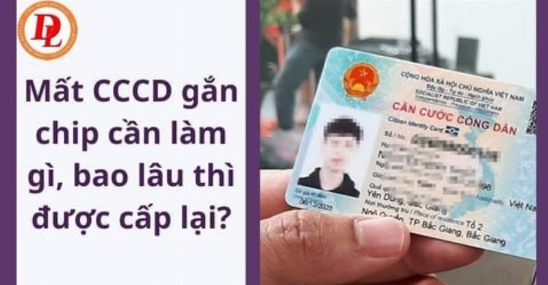 Mất căn cước công dân phải làm sao?