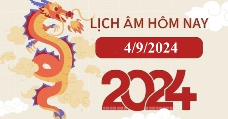 Lịch ngày 4 tháng 9 năm 2024