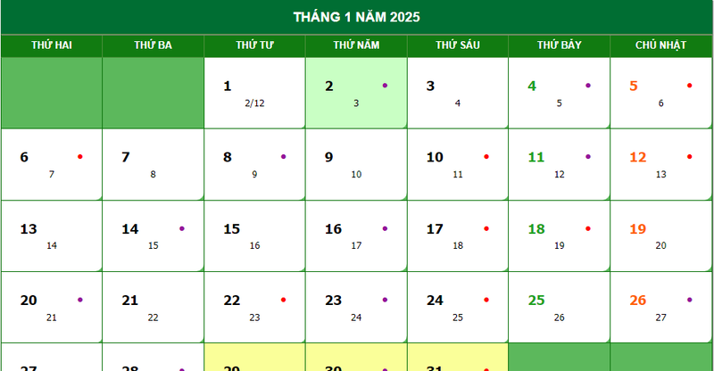 Lịch Vạn Niên Tháng 3 Năm 2023 cho việc Cưới Hỏi