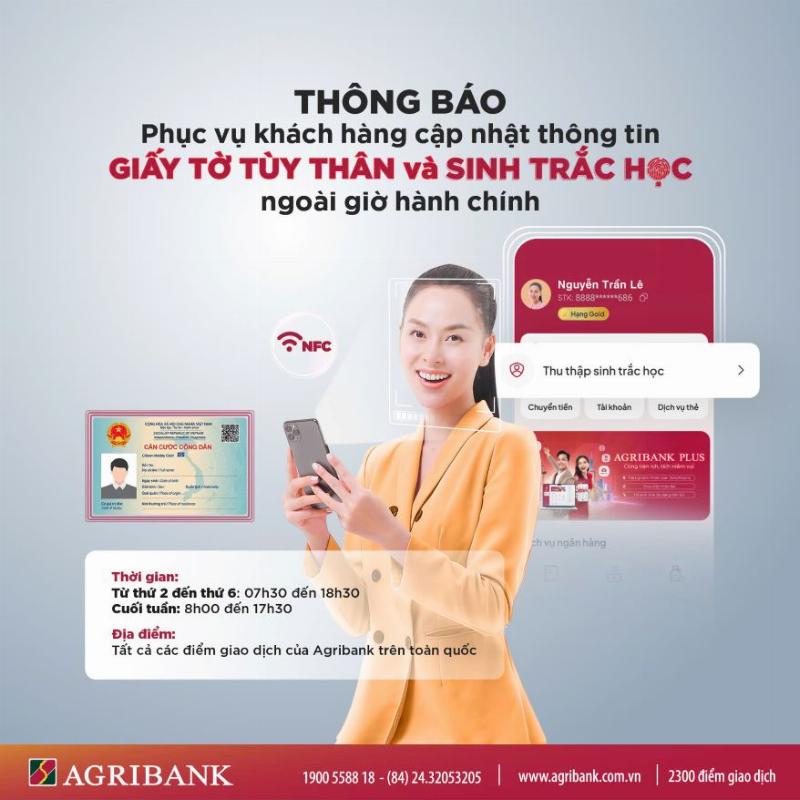 Agribank mở cửa chủ nhật