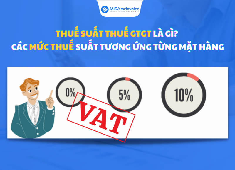 Các mức thuế suất GTGT