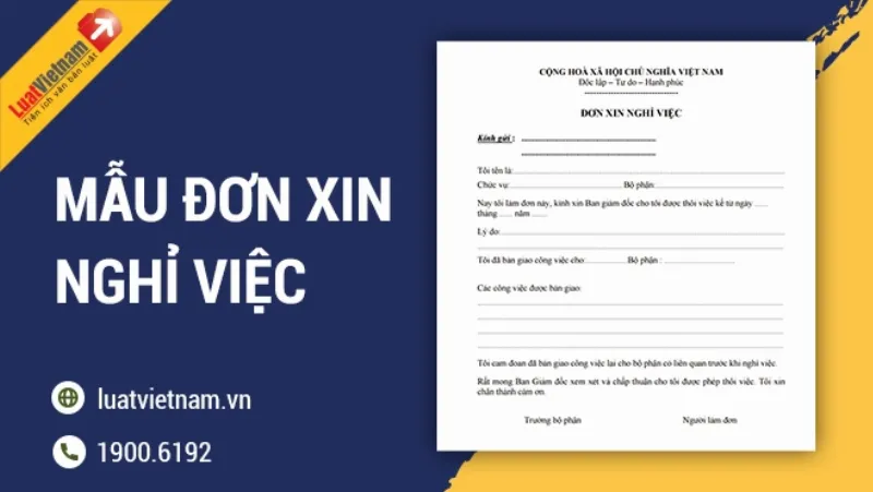 Viết Đơn Xin Nghỉ Việc Chuyên Nghiệp